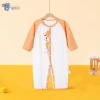 Newborn boneless hatching underwear, baby long-sleeved pure cotton crawling suits, spring and autumn baby one-piece suits, home wear and pajamas details Picture